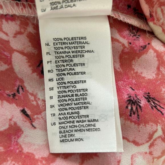 H&M Women Animal Print Sleeveless Colorblock Maxi Dress Brow Vacation Size 10 - Picture 7 of 9